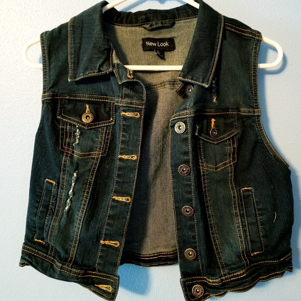 denim vest